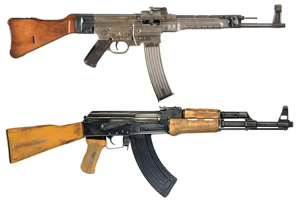 Чем отличается Sturmgewehr 44 (StG 44) от автомата Калашникова (АК-47)