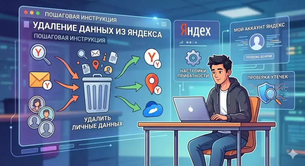 Как удалить свои данные из Яндекса: пошаговая инструкция